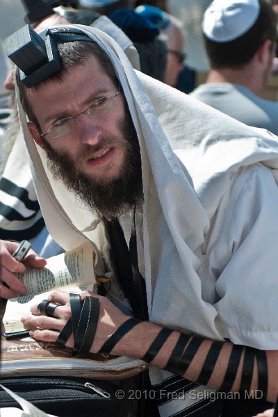 20100408_105235 D300.jpg - Note the position of the Tfillin straps.  They are specific as to position and number
